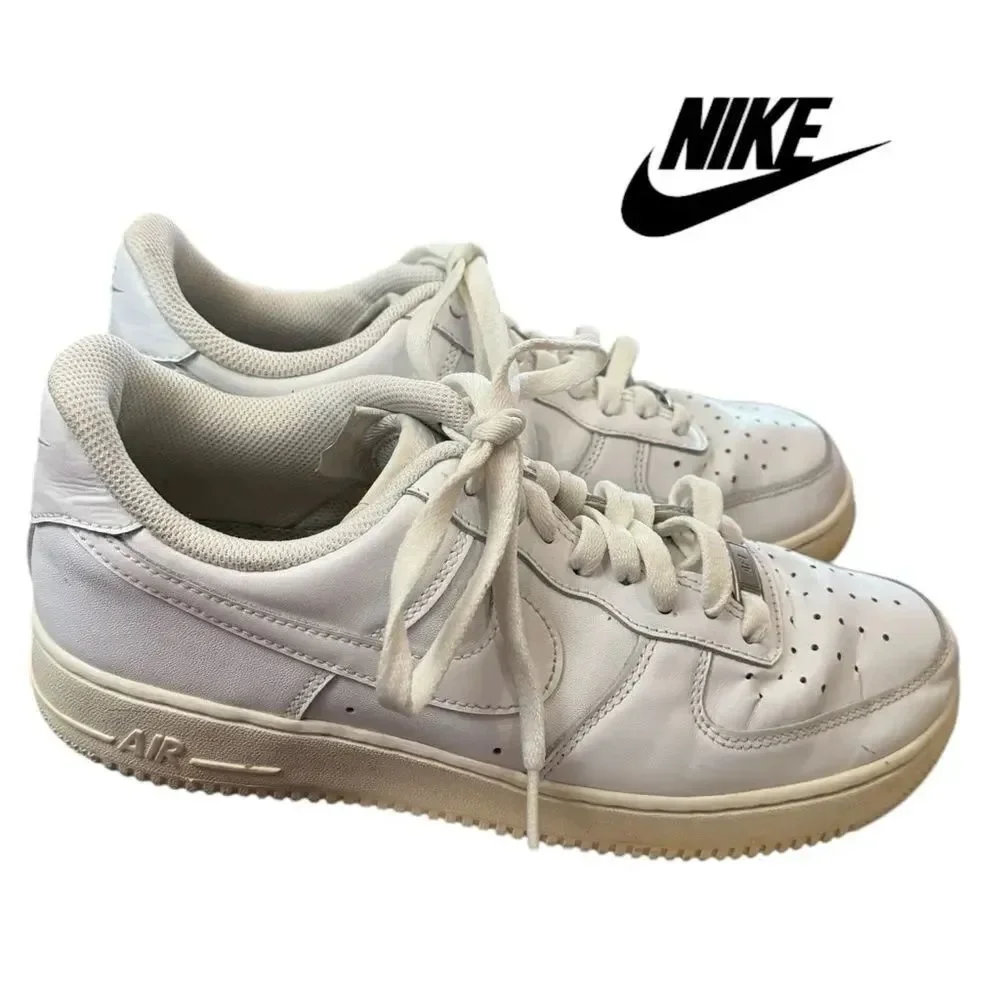 Nike Air Force 1 '07 Men's White Tennis Shoes Sneakers 9